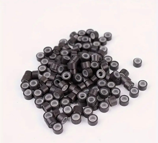 Micro Rings με σιλικόνη (100 τμχ)