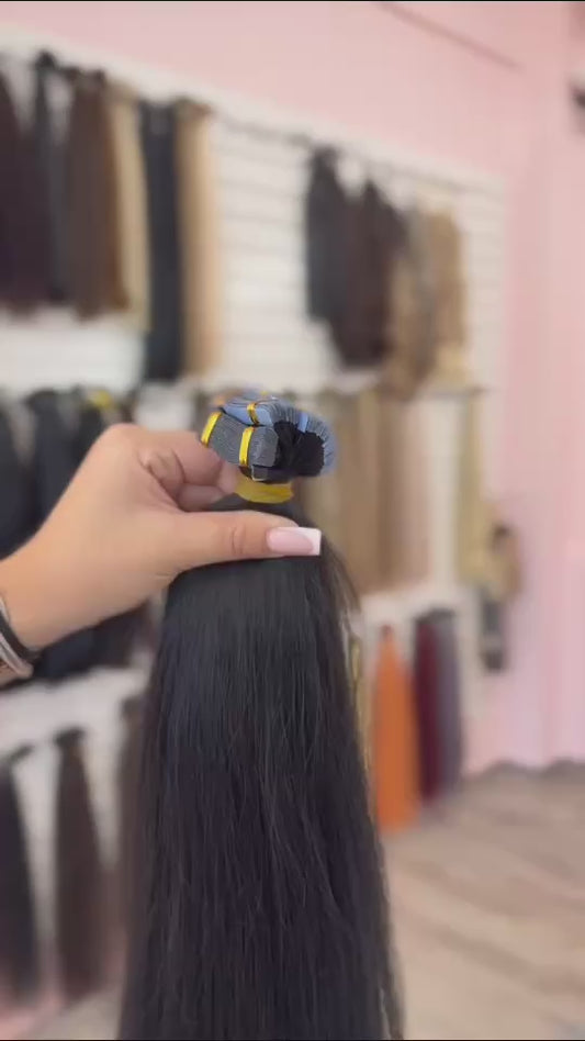 Tape-in Extensions 60 cm – 100% Slavic Human Hair